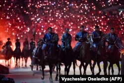 VI Дүйнөлүк көчмөндөр оюндарынын ачылыш салтанаты. “Бишкек Арена” стадиону, 31-август, 2026-жыл