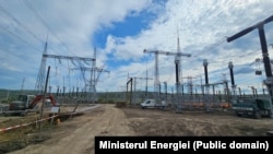 Șantierul de construcție a stației electrice Vulcănești
