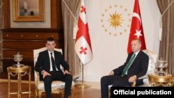 გიორგი გახარია, რეჯეპ ტაიპ ერდოანი. ანკარა, 2019 წლის 31 ოქტომბერი