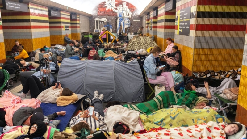 Shelter Shortage In Kyiv Adds To Suffering Amid Russian Onslaught