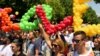 Hundreds Dance Their Way Through Pristina For Kosovo's Fifth Pride Parade