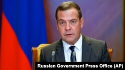 Російський прем'єр Дмитро Медведєв 