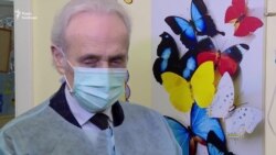 Оперный певец Хосе Каррерас посетил онкобольных детей в Киеве (видео)