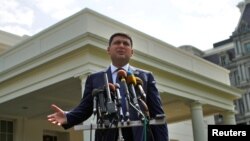 Владимир Гройсман во время пребывания в США, фото 15 июня 2016 год