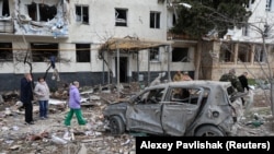 Пожежа в житловому будинку в Севастополі внаслідок вибуху, 23 березня 2026 року, фото REUTERS