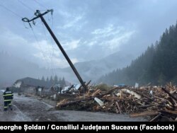 Inundațiile au provocat avarii puternice în județul Suceava.