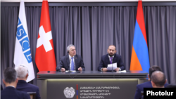 ԵԱՀԿ գործող նախագահն ու Հայաստանի արտգործնախարարը պատասխանում են լրագրողների հարցերին, 15-ը հոկտեմբերի, 2026 թ. 