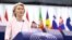 Ursula von der Leyen beszédet mond az Európai Bizottság következő elnökének megválasztásáról szóló szavazás előtt az Európai Parlamentben Strasbourgban, Franciaországban 2024. július 18-án