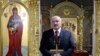 Lukaşenka Pasxa ibadəti zamanı kilsədə, 2 may, 2021-ci il