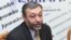 Armenia - Alexander Arzumanian, a leader of the opposition Free Democrats party, at a news conference in Yerevan, 2Feb2012.