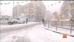 Ближний Восток засыпало снегом