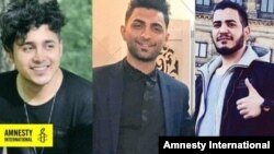 از راست به چپ: امیرحسین مرادی، محمد رجبی و سعید تمجیدی
