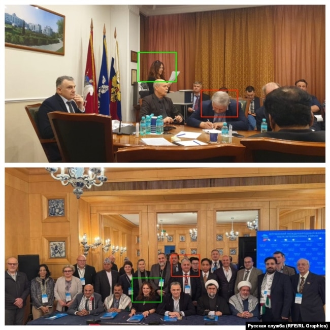 Vladimir Vitova dhe Alexander Klipachev në konferenca në Moskë