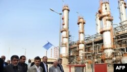 The Abadan oil refinery 