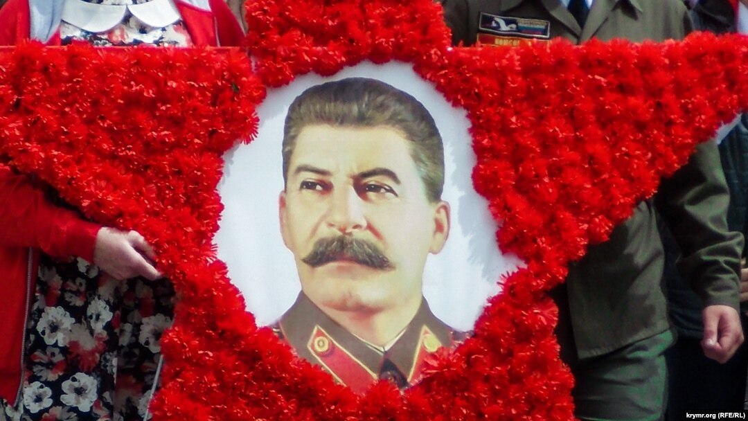 Портрет Иосифа Сталина на мероприятиях, приуроченных к российскому Дню победы в Севастополе, 9 мая 2019 года (иллюстрационное фото)