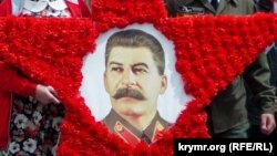 Портрет Иосифа Сталина на мероприятиях, приуроченных к российскому Дню победы в Севастополе, 9 мая 2019 года (иллюстрационное фото)