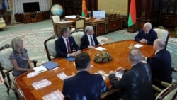 Сустрэча Лукашэнкі з спэцыяльным прадстаўніком ЗША ў Беларусі Джонам Коўлам. Менск, 19 сакавіка 2025 