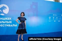 Француз актрисасы Одри Тоту. Бишкек. 7-июнь, 2026-жыл.