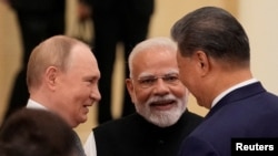 Путин, Моди и Си Цзиньпин