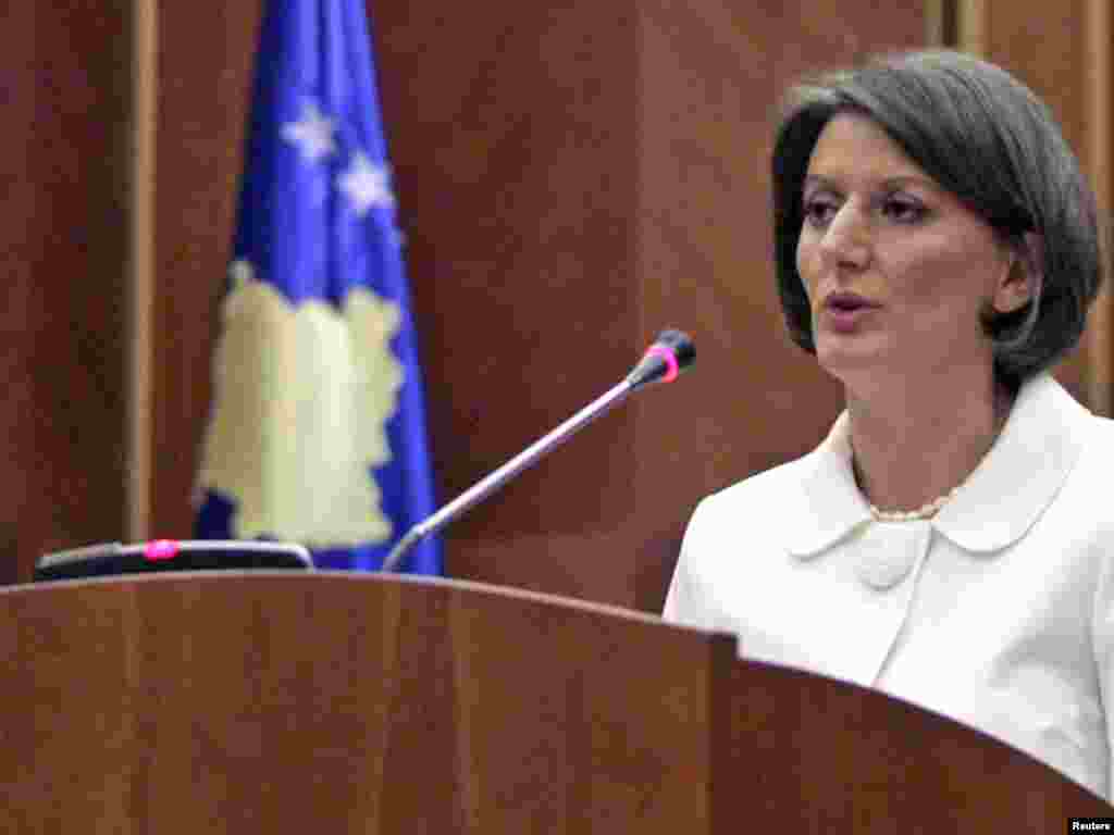 Atifete Jahjaga është presidentja e parë e Republikës së Kosovës. Me moshë prej vetëm 36 vjet, ajo është presidentja më e re që udhëheq një shtet në Evropë...