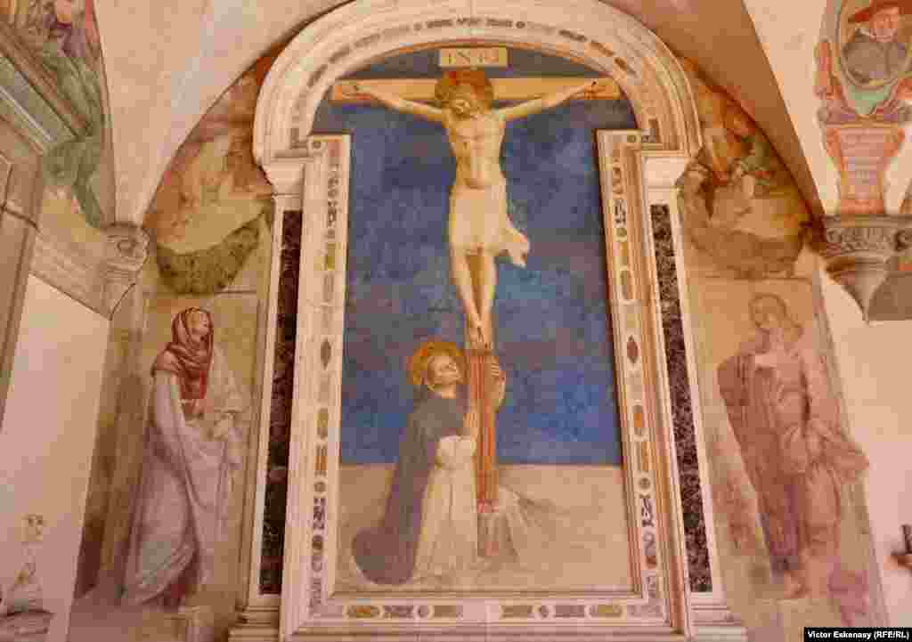 Beato Angelico, Crucificarea, San Marco, Florence