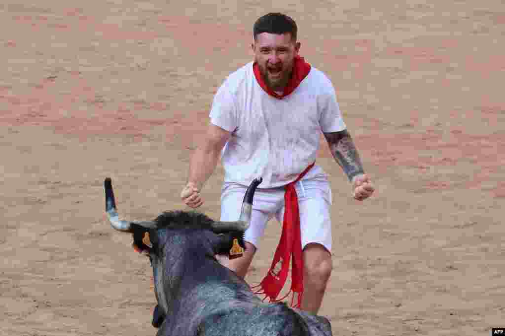 Фестивал Сан-Фермин в Памплоне, северная Испания, 14 июля 2025 год. Thomas COEX / AFP