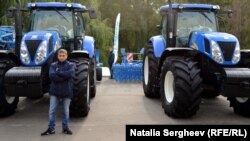 Expoziția agricolă „Farmer” și vizitatorii ei