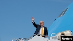 Дональд Трамп перед відльотом до Китаю, 12 травня 2026 року