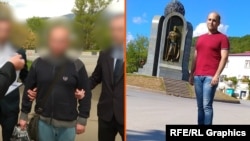 მარცხნივ - კადრი სუსის მიერ გავრცელებული ვიდეოდან, მარჯვნივ - ფოტო თამაზ გოლოევის ფეისბუკიდან. კოლაჟი 