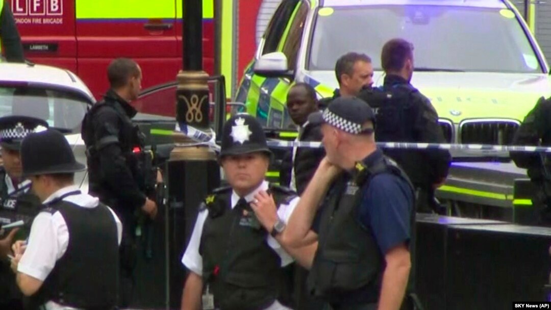 Mjesto napada u Londonu