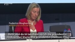 Mogherini do të takohet me Thaçin dhe Vuçiqin