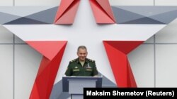 ՌԴ պաշտպանության նախարար Սերգեյ Շոյգուն ելույթ է ունենում միջազգային ռազմատեխնիկական խորհրդաժողովում, արխիվ