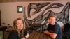 Ruska antiratna aktivistkinja i feministkinja Ekaterina Šlikova i Jegor Skovoroda, urednik nezavisnog ruskog medija Mediazona, 8. septembara 2026. u Novom Sadu