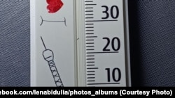 Температура у київській квартирі Олени Сугак