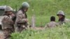 Nagorno-Karabakh - Armenian soldiers at an artillery position in southeastern Karabakh, 5Apr2016.