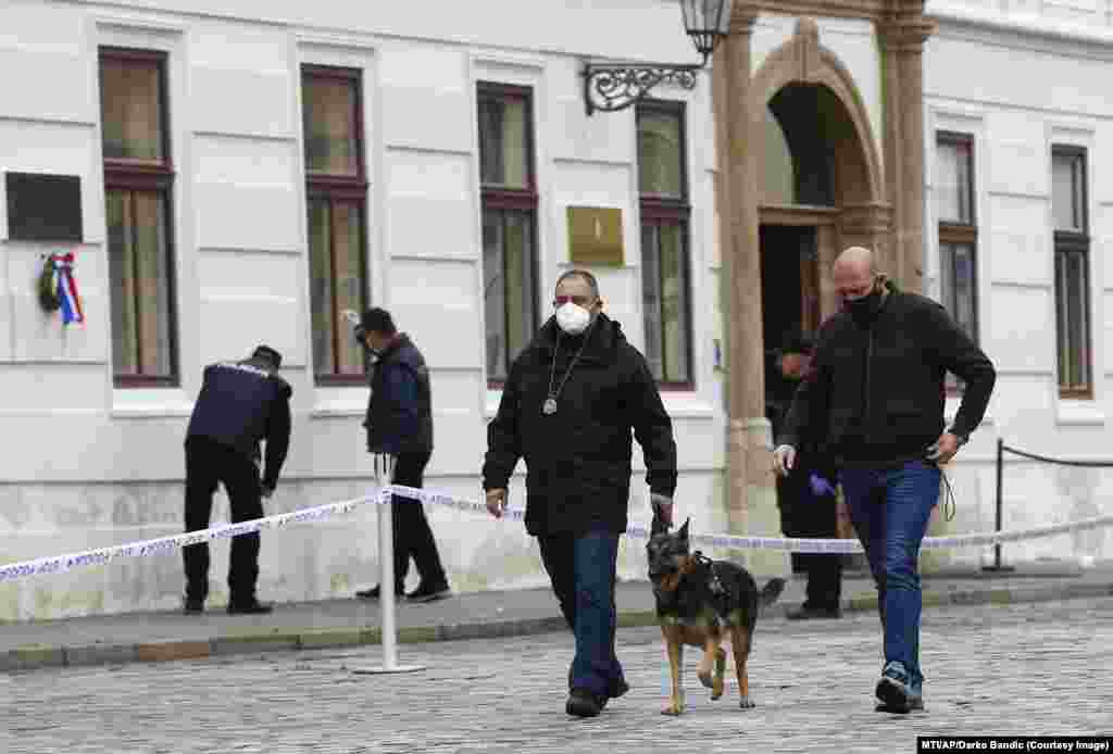 A lövöldöző férfi egy őrt álló rendőrt megsebesített, amikor október 12-én, hétfőn reggel 8 óra körül tüzet nyitott a horvát kormány épülete előtt.&nbsp;