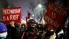Protesti u Varšavi protiv odluke o ograničavanju prava na pobačaj, 28. januar 2021.