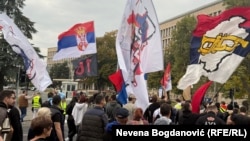 Protest studenata u Beogradu za podršku Srbima s Kosova, 11. oktobar 2025.