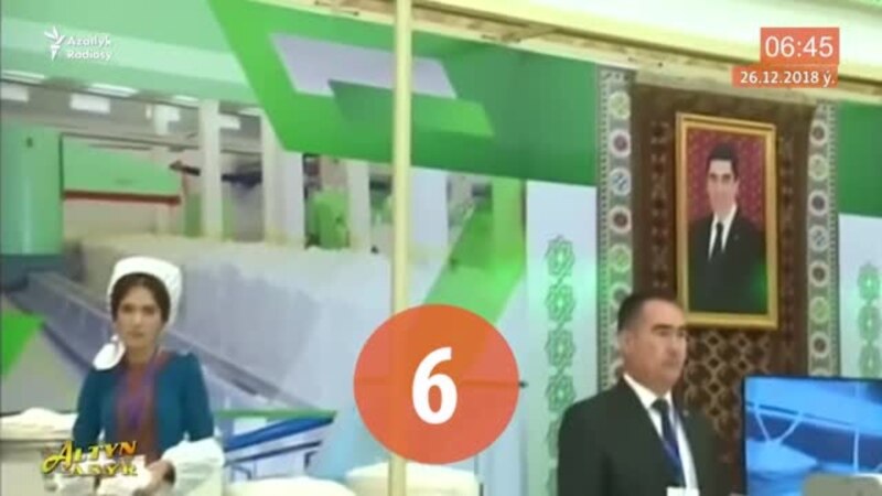 Türkmen TW-si prezidenti ýarym sagatda 34 gezek agzady, suratyny 52 gezek görkezdi.WIDEO