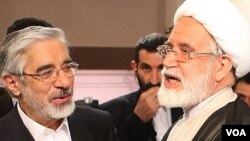 میرحسین موسوی، مهدی کروبی و زهرا رهنورد از بهمن ۸۹ تاکنون بدون محاکمه در حصر خانگی به سر می‌برند