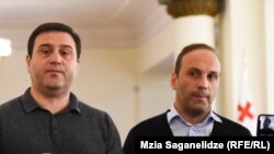 დეპუტატები ლევან კობერიძე და ლევან გოგიჩაიშვილი 