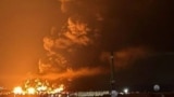 Атака безпілотників на нафтовий термінал у Феодосії. Крим, 13 жовтня 2025 року