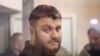 Oleksandr Avakov, the son of Ukrainian Interior Minister Arsen Avakov, at his Kyiv court hearing on November 1. 