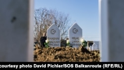 Spomenici na grobovima migranata i izbeglica, Loznica, Srbija, 27. januar 2026.