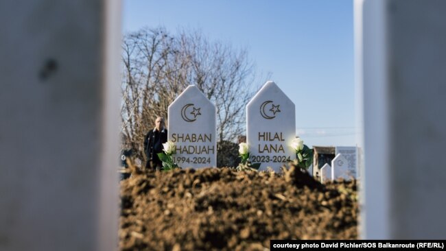 Spomenici na grobovima migranata i izbeglica, Loznica, Srbija, 27. januar 2026.