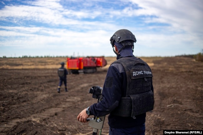 Розмінування полів в Миколаївській області, фото ілюстративне