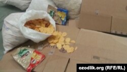 Ишлаб чиқарилган чипс ва казинакилар устида, махсус текширувдан ўтди¸ деган муҳр йўқлиги учун дўконлардан қайтарилган.