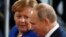German Chancellor Angela Merkel (left), in talks with Russian President Vladimir Putin in January 2020, will retire from politics after elections next month.