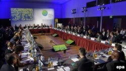 Встреча членов Зеленого климатического фонда в Берлине, 20 ноября 2014 года. 
