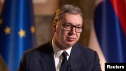 Predsednik Srbije Aleksandar Vučić, foto arhiv, u intervjuu za Rojters, 4. februar 2026. 